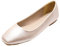ANUFER Donne Ballerine Punta Squadrata Pelle in Microfibra Senza Allacciatura Scarpe con Décolleté Rosa Opaco SN0707127 EU40