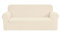 SAMSTEX Stilvolle Sofabezug 4 Sitzer High Stretch 4 Sitzer Sofabezug 1 Stück Sofa Schonbezüge Dicke Weiche Sofaschoner Maschinenwaschbar Rutschfest Couchbezüge (4 Sitzer, Beige)