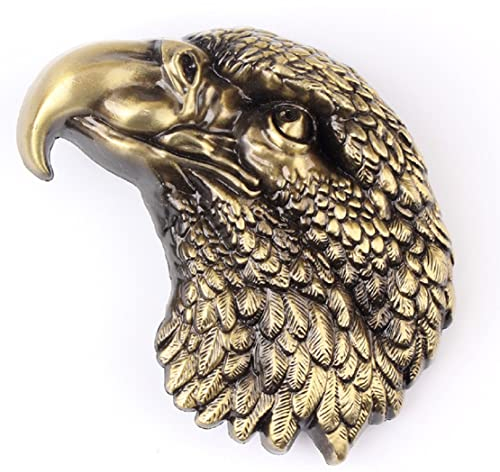 Adler Gürtelschnalle für Herren, Gürtelschnalle Falke Vintage Gürtelschnalle Wikinger nordische Adler Gürtelschnalle Amerikanischer Weißkopf-Adler Gürtelschnalle Cowboy Gürtelschnalle, bronze, O