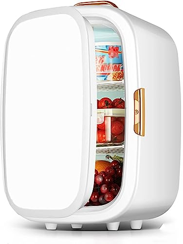MegLob Mini-Voiture Portable Congélateur À Domicile, 20L De Grande Capacité 15 * 330 Ml De Canettes Réfrigérateur, Lait Maternel, Médicaments, Cosmétiques Et Refroidisseurs De Cosmétiques,Blanc