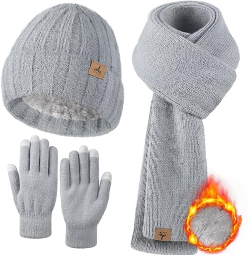 LOROME Damen Warmes Winter-Set Loromewh