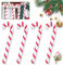 SPERMUOY Aufblasbare Zuckerstangen Weihnachtsdeko,4 Stück 88cm Weihnachten Zuckerstange Aufblasbare, Weihnachten Drinnen Outdoor Haustür Zuckerstangen Zierschmuck Weihnachtsbaum Deko