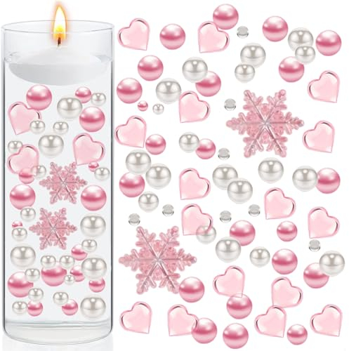 Wasserperlen Durchsichtig, 6068 Stück Valentinstag Wasserperlen für Vasen Füller, Schwebende Wasserperlen für Pflanzen, Valentinstag Vase Dekoration, Hochzeitsdeko, für Vasenfüller Floating Candles