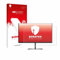 upscreen Scratch Shield Screen Protector compatible with HP Z24f G3 - HD-Clear, Anti-Fingerprint