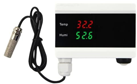 GREOHNMPAW Tuya WiFi Temperature and Humidity Sensor for Smart Home with LCD Display Home Thermostat Controller