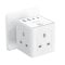 Plug Extension Socket with 4 USB, 3 Way (13A/3250W) Multi Plug Adapter UK, USB Wall Plug Charger, 3 Pin Plug Expander for Home, Office,Travel