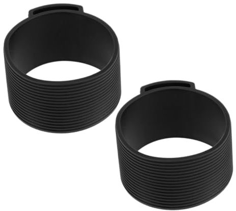 STOBOK 2pcs Coffee Grinder Holder Sleeve Hand Bean Grinder Accessory Portable Silicone Sleeve