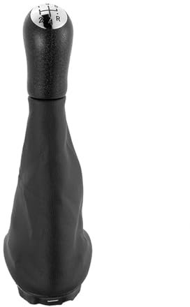 Schaltknäufe Für Clio 2 II Für Megane 2 II Für Kangoo 5-Gang-Leder-Schaltknaufhebel-Schalthebel-Boot-Abdeckung Auto-Innenausstattung Schaltsack Schaltmanschette(Plastic Suit)