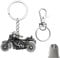 Porte-clés moto cadeau pour hommes et femmes - Mini porte-clés moto en métal personnalisé pour sac à dos - Cadeau unique pour les jeunes motocyclistes, Noir , taille unique