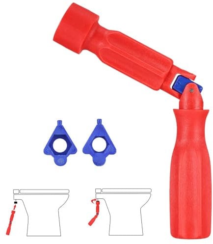 PMTFUMY Professional Toilet Seat Wrench,Adjustable Spanner Tool for Easy Installation/Removal of Toilet Seats, Plumber-Grade Tightening Kit for Secure Fit
