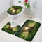 FEHWI Lot de 3 Tapis de Bain antidérapants et lavables pour la Salle de Bain,Douche,Baignoire,Arbre de Vie féerique Mystique Forêt enchantée Lumières mystiques Digi,décoration WC Tapis de Sol