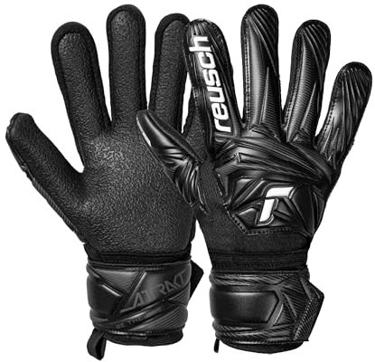 Reusch Torwarthandschuhe Kinder | robuster Grip & sichere Ballkontrolle | für Training & Spiel, geeignet für Kunstrasen, Naturrasen & Hartplatz, Größe 4-8, Attrakt Resist Junior