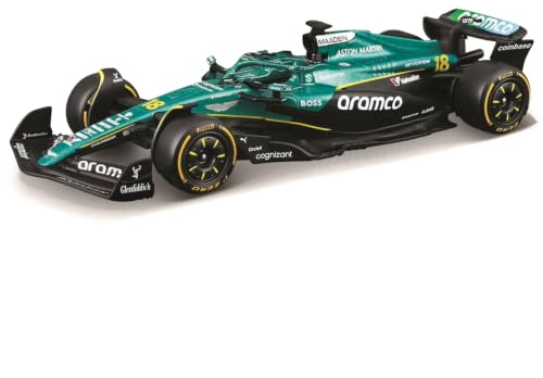 Bburago F1 Aston Martin AMR25#18 Stroll Australia GP (2025) - Modellauto Formel 1 Maßstab 1:43, Originalgetreues Sammlerauto Spielzeugauto ab 3 Jahren (18-38250S)