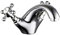 NRG Traditional Bathroom Basin Sink Mixer Tap Chrome Vintage Cloakroom Faucet