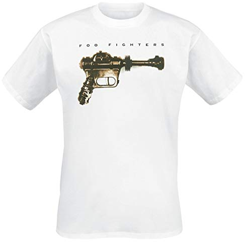 Foo Fighters - T-Shirt Ray Gun - weiß (L)