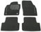 Seat 6F9061675C041 Trail Textil Fußmatten 4X Stoffmatten Velours Matten Schwarz, mit Arona Schriftzug