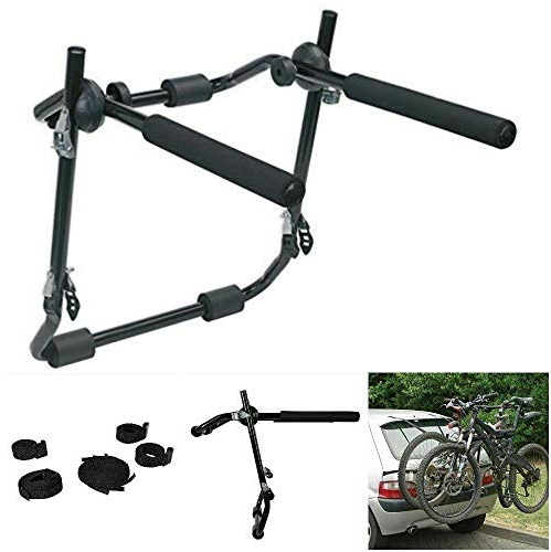 UKB4C CAR CYCLE CARRIER 2 BICYCLE BIKE RACK UNIVERSAL FITTING SALOON HATCHBACK ESTATE