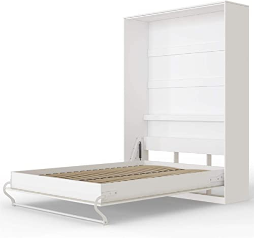 SMARTBett Schrankbett Standard Weiss 140 Vertikal