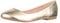 Elara Damen Ballerina Bequeme Slip Ons Flach Chunkyrayan P B3039 Gold 43
