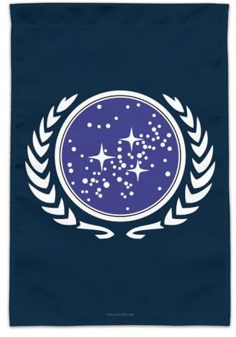 GRAPHICS & MORE Star Trek United Federation of Planets Logo Garten Hof Flagge