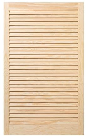 ben+camilla.com offene Lamellentür | 99,3 x 59,4 cm Natur | Hochwertige Massivholz Lamellentüren | Für Schrank- und Möbelbau | Kiefernholz unbehandelt