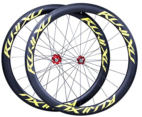 700c Rennrad Laufradsatz Carbon Felge 29 38/50mm C/V Bremse Schnellspanner Fahrradräder 1556g 20/24 Loch Nabe Für 7/8/9/10/11 Speed Casse