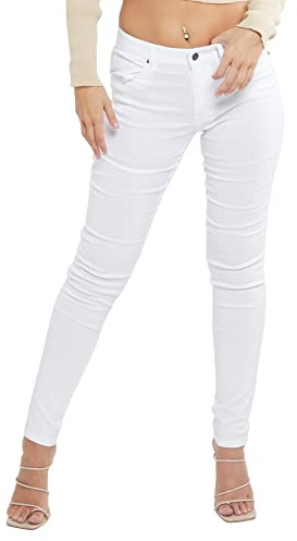 MYT Womens Chino Trousers Ladies Skinny Fit Super Stretch Office Work Casual Chinos Size UK 6-16