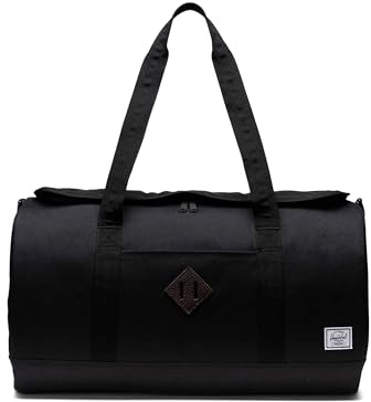 Herschel Heritage Duffle Black/Chicory Coffee, Kaffeebraun, Schwarz, Zichorien