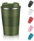 EALLEN Travel Mug with Leakproof Lid,Insulated Reusable Coffee Mug for Hot&Cold Drinks/Tea,Portable Stainless Steel Thermal Takeaway Travel Coffee Cup for Car//Picnic/Office/School (Green), (CM03RD)