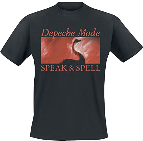 Depeche Mode Speak & Spell Männer T-Shirt schwarz 4XL 100% Baumwolle Band-Merch, Bands, Nachhaltigkeit