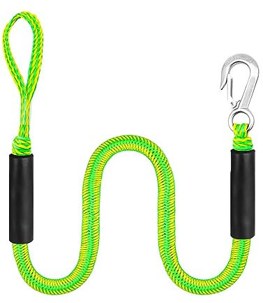 Fukamou Amarres et Cordes pour Bateaux | Quai élastique 4 Pieds avec Quai élastique - Corélastique Dock, Cordes d'amarrage pour Jet Ski, Ponton, Basque, Bateaux à Moteur
