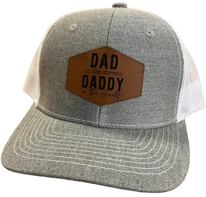 Dad in The Streets Daddy in The Sheets Hut Lustige Papa Hut Papa Hut Dirty Humor Hut Dirty Humor Humor Papa Hut, Grau/Weiß, large