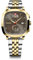 WENGER Herren Armbanduhr Vintage Classic Chrono Ø 40 mm, Swiss Made, Analog Quarz, Wasserdicht bis 50 m, Edelstahl-Armband, Braun/Silber/Gold, 01.1933.106