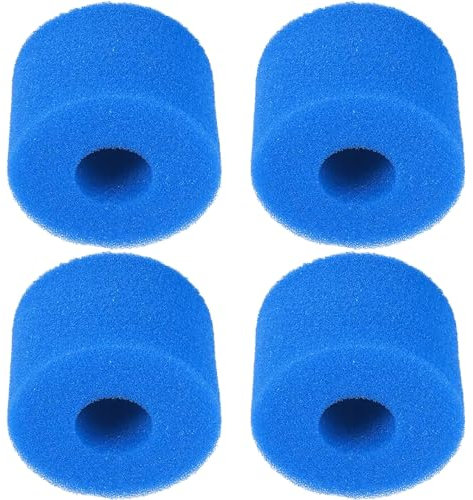cyclingcolors 4X Esponja Filtro Ø10,8x7,3 cm 40PPI SPA Piscina Compatible con Intex Purespa S1 filtración Limpieza