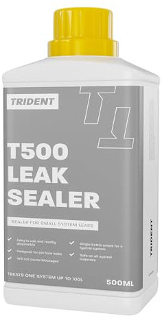 Trident - Central Heating Leak Sealer - 500ml - Seals Small Leaks and Weeps - Suitable for All Metals Incl Aluminium - Effective in 24 Hours
