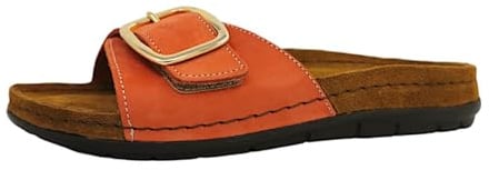 Rohde Damen Pantolette in Orange, Größe 36