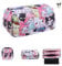 AII Lover Trousse à crayons japonaise Anime Kawaii avec porte-clés, double fermeture éclair, grande capacité, trousse à cosmétiques, trousse à stylos, cadeau portable., D, 16in, Trousse à crayons