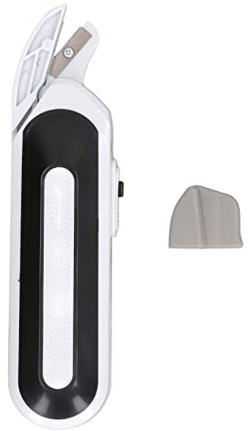 Leopacat Tijeras EléCtricas, Tijeras Costura Recargable Tijeras Electricas Carton InaláMbrico con Cubierta de Tijeras para Trabajos Manuales, Tela Costura, Alfombra Y Scrapbooking