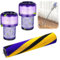 V12 Filtro per Aspirapolvere Dyson, Spazzola di Ricambio per V12 Detect Slim Series, Accessori con 1 Spazzola e 2 Filtri di Ricambio