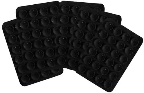 Generico Supporto per custodia per telefono con ventosa, 5 pezzi, silicone ecologico, antiscivolo, resistente all'acqua, per smartphone