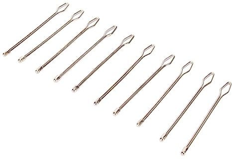 30 Stück Elastizitätsclip und Einfädler Nähen DIY Werkzeug Gummiband Klemme Hosen Gürtel Nadelgerät