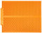 16 Inch Large Plate for Mat Drying Counter for Kitchen, 13 x Matte Cutlery Draining (Orange, One Size)