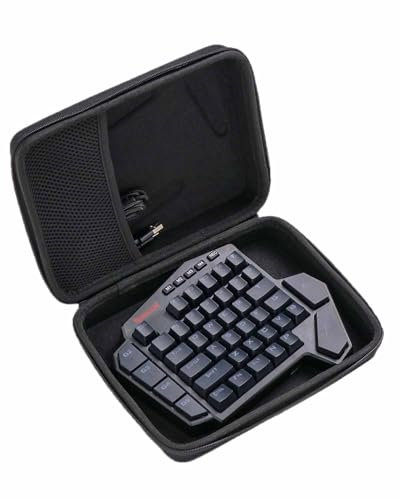 inDomit Hard Protective Travel Case Replacement Compatible with Redragon K585 One-Handed RGB Mechanical Gaming Keyboard