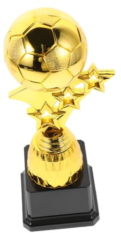 NAMOARLY Trophée De Football Ballon Doré en Plastique, Coupe Récompense Compétition, Trophée Cérémonie Sportif, Récompense Équipe Garçon Et Filles, Prix Tournoi Fête Football