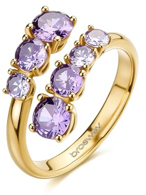 Brosway Anello Donna in Acciaio | Anello Con Cubic Zirconia | Collezione Dreaming - BIG36B