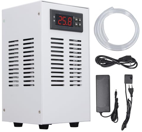 Système de refroidissement et de chauffage d'aquarium pour réservoirs de 35 L Contrôleur de température de l'eau 120 W avec débit de pompe de 3 L par minute Réfrigération et