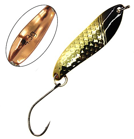 PALADIN 10C0644003C10 Angelhaken mit Haken Maruto, 4,3 g, Schwarz-Gold/Kupfer, Erwachsene, Unisex