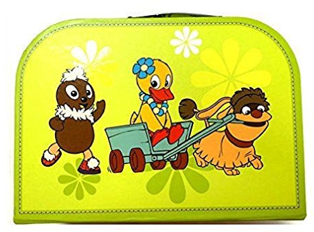 Kinderkoffer 16301 Pittiplatsch und Seine Freunde grün medium 25 cm