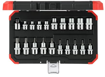 GEDORE red R68003020 Steckschlüssel-Satz 3/8' + 1/2' TX 20-teilig