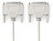 NEDIS Serielles Kabel | D-Sub 25-Pin Stecker | D-Sub 25-Pin Stecker | Vernickelt | rund | PVC | Elfenbein | Plastikbeutel 5.00 m 5.00 m
